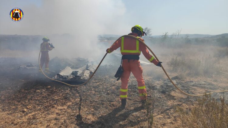 El accidente de avioneta de Requena deja dos víctimas mortales y se investiga lo sucedido