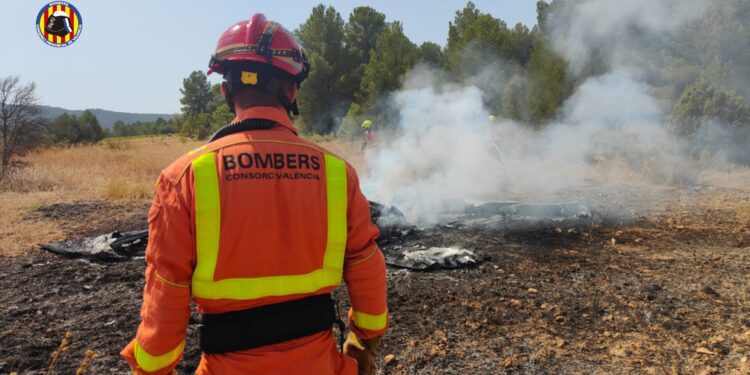 El accidente de avioneta de Requena deja dos víctimas mortales y se investiga lo sucedido