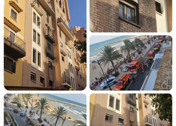 Incendio en Port Saplaya obliga al desalojo de varios vecinos y deja seis personas afectadas