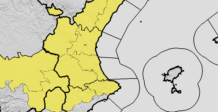 Activados avisos nivel amarillo por tormentas la tarde del 22 de agosto 1 Activados avisos nivel amarillo por tormentas la tarde del 22 de agosto