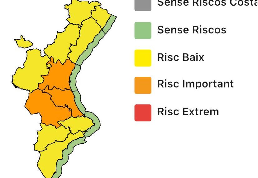 Alertas: naranja por temperaturas hasta 40ºC, riesgo amarillo por tormentas fuertes y granizo 1 Alertas: naranja por temperaturas hasta 40ºC, riesgo amarillo por tormentas fuertes y granizo