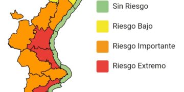 Emergencias eleva las alertas por calor extremo para mañana. Esta noche será tórrida en gran parte de la CV