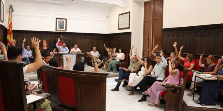 El pleno municipal de Sagunto urge la declaración de zona catastrófica por las consecuencias de la tormenta del 12 de julio