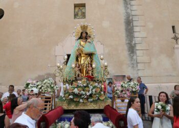 La imagen peregrina de la Mare de Déu visita Montanejos