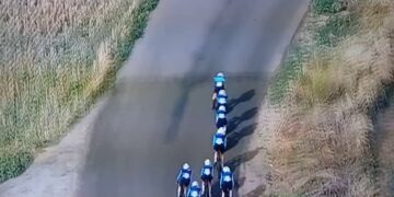 Las protestas contra la presencia de un equipo de Israel en La Vuelta llega a la carrera