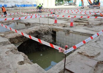 Excavaciones arqueológicas en la Calle Bello esquina con la Calle Vidal de Blanes