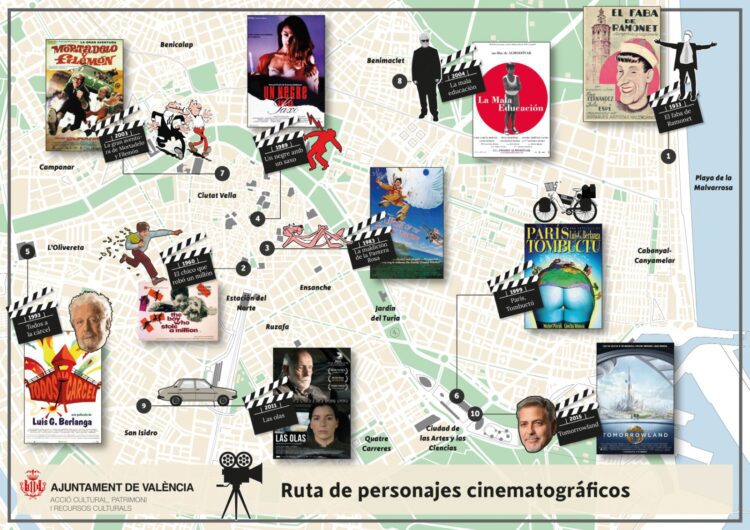 Valencia elige a los cinco finalistas del concurso de la ruta escultórica de personajes literarios y cinematográficos