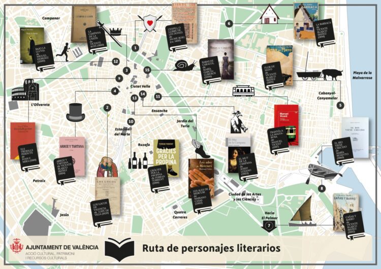 Valencia elige a los cinco finalistas del concurso de la ruta escultórica de personajes literarios y cinematográficos