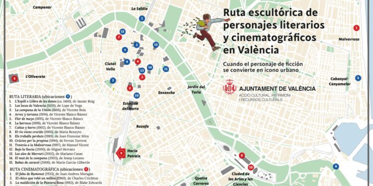 Valencia elige a los cinco finalistas del concurso de la ruta escultórica de personajes literarios y cinematográficos 1 Valencia elige a los cinco finalistas del concurso de la ruta escultórica de personajes literarios y cinematográficos