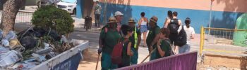 Picanya: trabajan al sol, a más de 30ºC y sin agua los 80 trabajadores contratados con fondos del ministerio para al recuperación