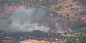 Producido un incendio forestal en Alcoy que moviliza a 2 medios aéreos