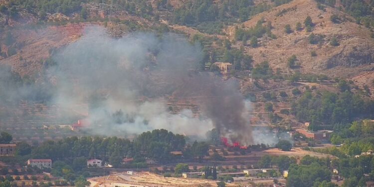 Producido un incendio forestal en Alcoy que moviliza a 2 medios aéreos 1 Producido un incendio forestal en Alcoy que moviliza a 2 medios aéreos