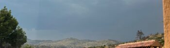 Tormentas secas con relámpagos sacuden el interior de la Comunitat Valenciana