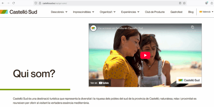 Denuncien a la web Castelló Sud per usar la bandera catalana i ometre el topònim oficial de Chilches