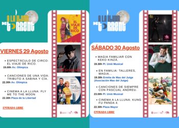Torrent despide "A la Lluna de Torrent 2025" a lo grande con un fin de semana de circo, magia, música y cine
