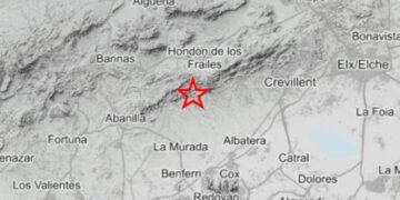 Un terremoto de magnitud 2,2 sacude Hondón de los Frailes sin causar daños