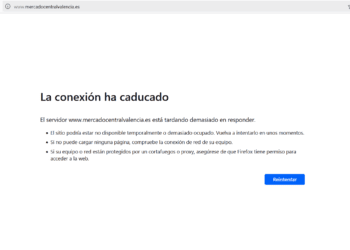 Una inundación en el sótano del Mercado Central hace caer el sistema informático y la web