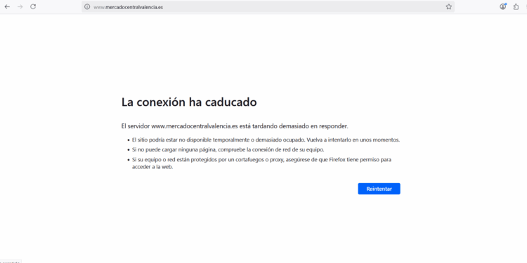 Una inundación en el sótano del Mercado Central hace caer el sistema informático y la web