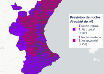 Nos espera una noche infernal en la Comunitat Valenciana