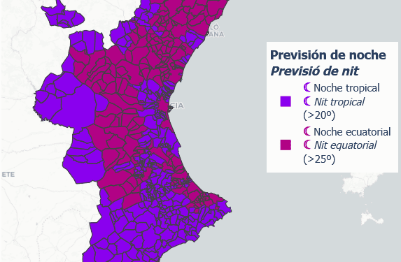 Nos espera una noche infernal en la Comunitat Valenciana