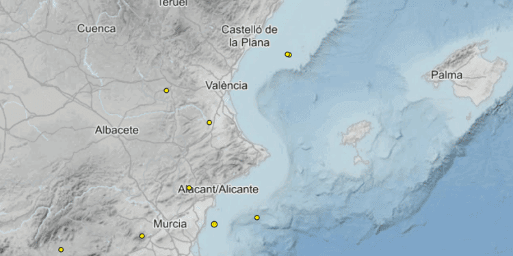 6 terremotos en la Comunitat Valenciana en los últimos 3 días 1 6 terremotos en la Comunitat Valenciana en los últimos 3 días
