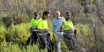 Finaliza el refuerzo estival de limpieza en La Devesa con 43.500 litros de residuos retirados
