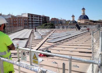 El Ayuntamiento invierte 360.000 euros en la reparación de la cubierta del mercado de Jesús-Patraix