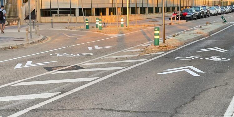 Movilidad convierte en ciclocalle la calle Agustí Alaman i Rodrigo, en el entorno de la Universidad Politécnica