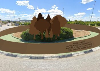 Torrent dedicará una rotonda en Más del Juge a las víctimas de la Dana con un monumento de árboles de acero en su memoria