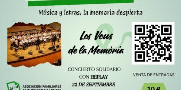 El coro Les Veus de la Memòria y Replay ofrecen un concierto solidario a beneficio de personas con alzhéimer