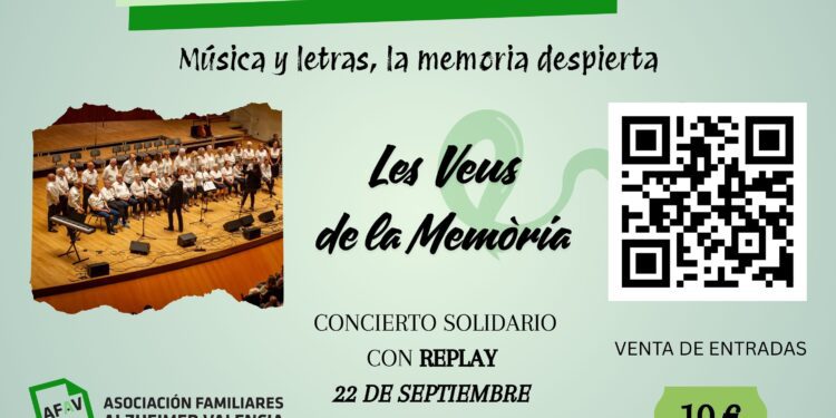 El coro Les Veus de la Memòria y Replay ofrecen un concierto solidario a beneficio de personas con alzhéimer 1 El coro Les Veus de la Memòria y Replay ofrecen un concierto solidario a beneficio de personas con alzhéimer