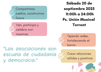 Torrent acoge este sábado la XXI Feria de Asociaciones Ciudadanas de Torrent y Comarca