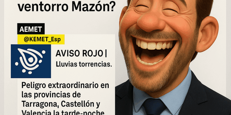 ¿Está justificado el sarcasmo político de Óscar Puente en una alerta por lluvias torrenciales? 1 ¿Está justificado el sarcasmo político de Óscar Puente en una alerta por lluvias torrenciales?
