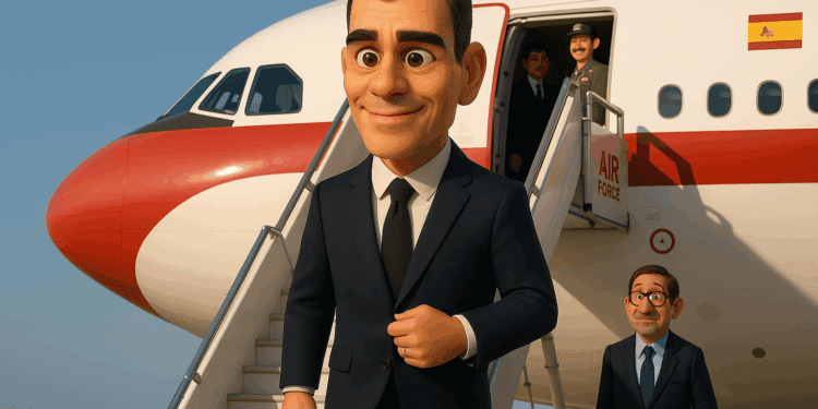 El Falcon se rompe ¿De tanto usarlo? y Sánchez aterriza en la realidad: París tendrá que esperar