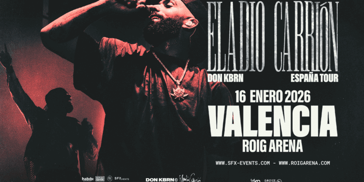 Eladio Carrión llevará su gira internacional al Roig Arena el 16 de enero