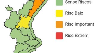 Alertas meteorológicas en Castellón y Valencia para este 5 de septiembre de 2025