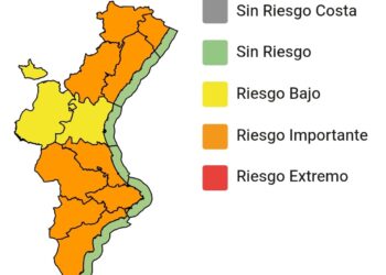 Ampliada la alerta por fuertes lluvias y tormentas para hoy y mañana en la Comunitat Valenciana 1 Ampliada la alerta por fuertes lluvias y tormentas para hoy y mañana en la Comunitat Valenciana