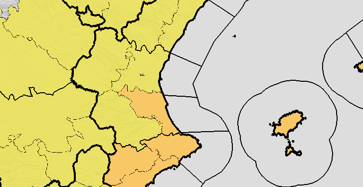 Alerta naranja por fuertes lluvias y tormentas este martes. Suspensión de clases en Alicante 1 Alerta naranja por fuertes lluvias y tormentas este martes. Suspensión de clases en Alicante