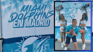 MIAMI DOLPHINS STAND MADRID EXPERIENCE NFL