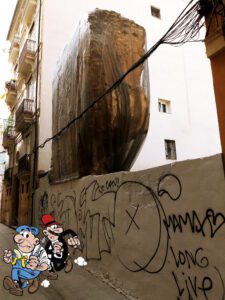 Chapuza en el BIC de la muralla andalusí de la calle Salinas nº17