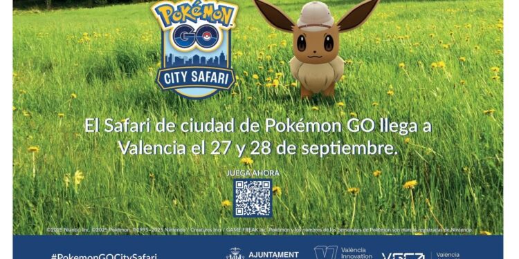 Valencia, única ciudad española que acoge en 2025 el evento mundial Pokémon GO City Safari 1 Valencia, única ciudad española que acoge en 2025 el evento mundial Pokémon GO City Safari