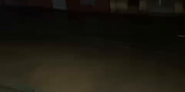 El barranco de la Saleta en Aldaya se ha desbordado esta noche