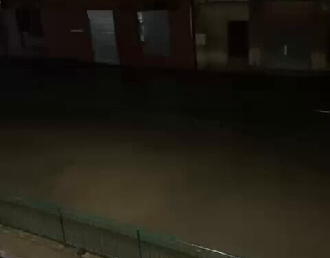 El barranco de la Saleta en Aldaya se ha desbordado esta noche