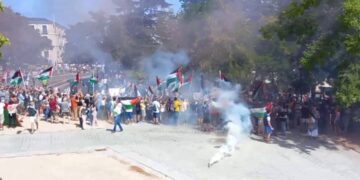 Suspendida la etapa final de la Vuelta Ciclista: protestas, cargas policiales y bochorno internacional