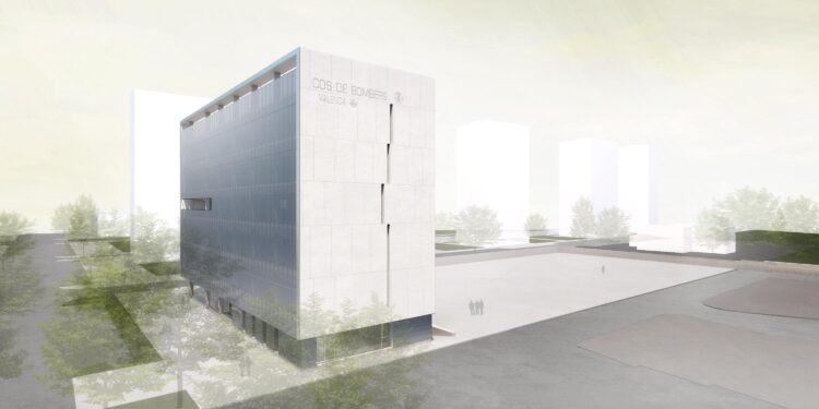 Nuevo edificio administrativo y de dirección para los Bomberos del Ajuntament de Valéncia