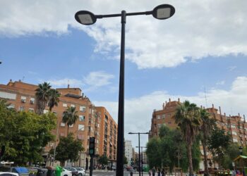Nuevo alumbrado led en Campos Crespo