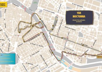 12 Edición de la 15K Nocturna Valencia este sábado con más de 13.000 atletas