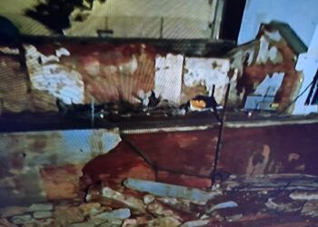 Cae parte del muro de contención del Barranco del Poyo en Picanya por las lluvias