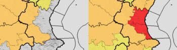 Alerta roja activada por fuertes lluvias y tormentas persistentes. Consejos para la población