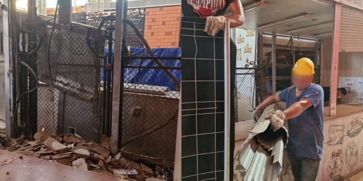 El Bar Central del Mercado Central comienza las obras para habilitar un comedor 1 El Bar Central del Mercado Central comienza las obras para habilitar un comedor